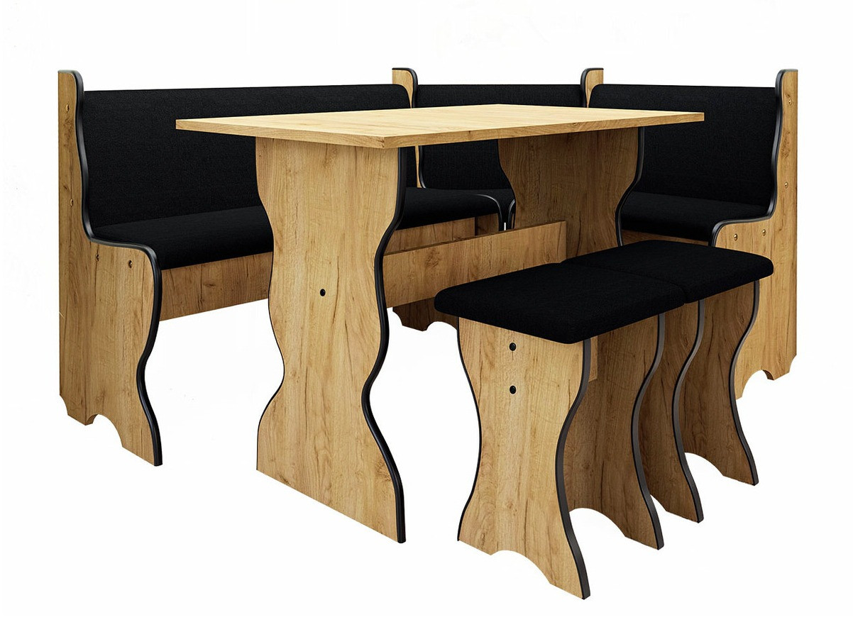 Keukenhoekmeubel Reading 100 (Ambachtelijke gouden eik + Hugo 100)