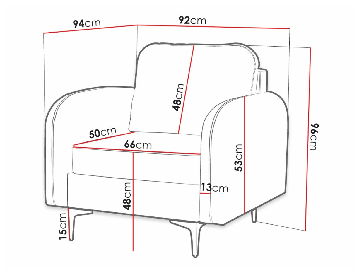 Fauteuil Torlua 100 (Manila 02)
