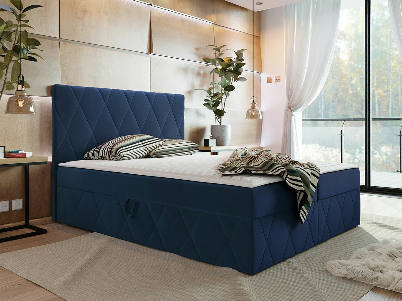 Boxspring Comfivo 225 (Magic Velvet 2216)