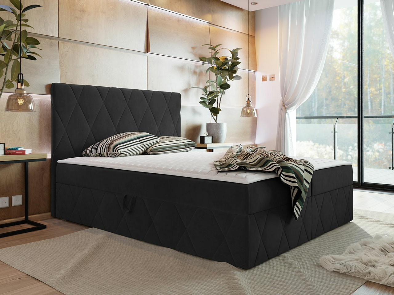 Boxspring Comfivo 225 (Magic Velvet 2219)
