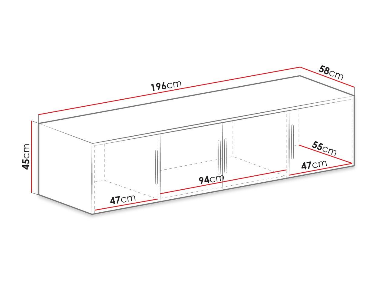 Dressoir Dortivu (Sonoma eik)