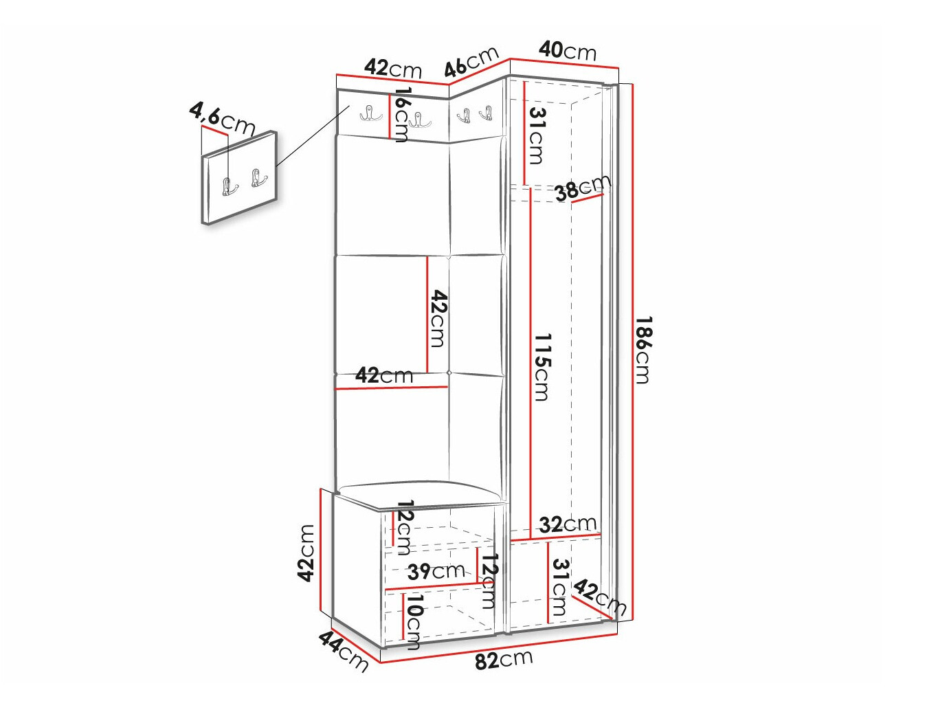 Gangmeubelset Hartford 390 (Manila 09)