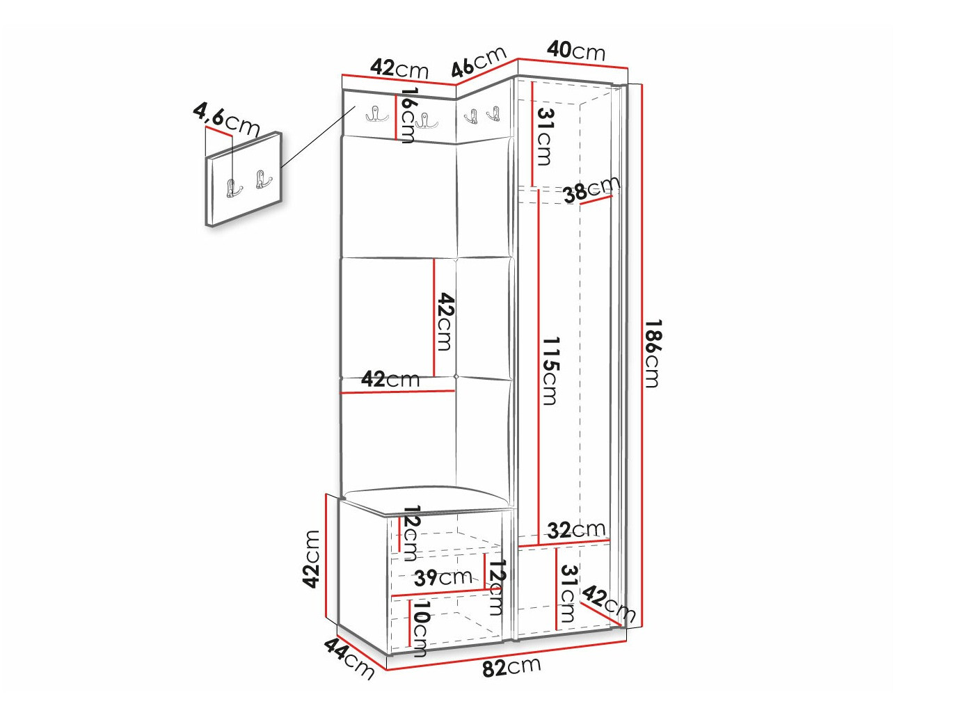 Gangmeubelset Hartford 390 (Manila 09)