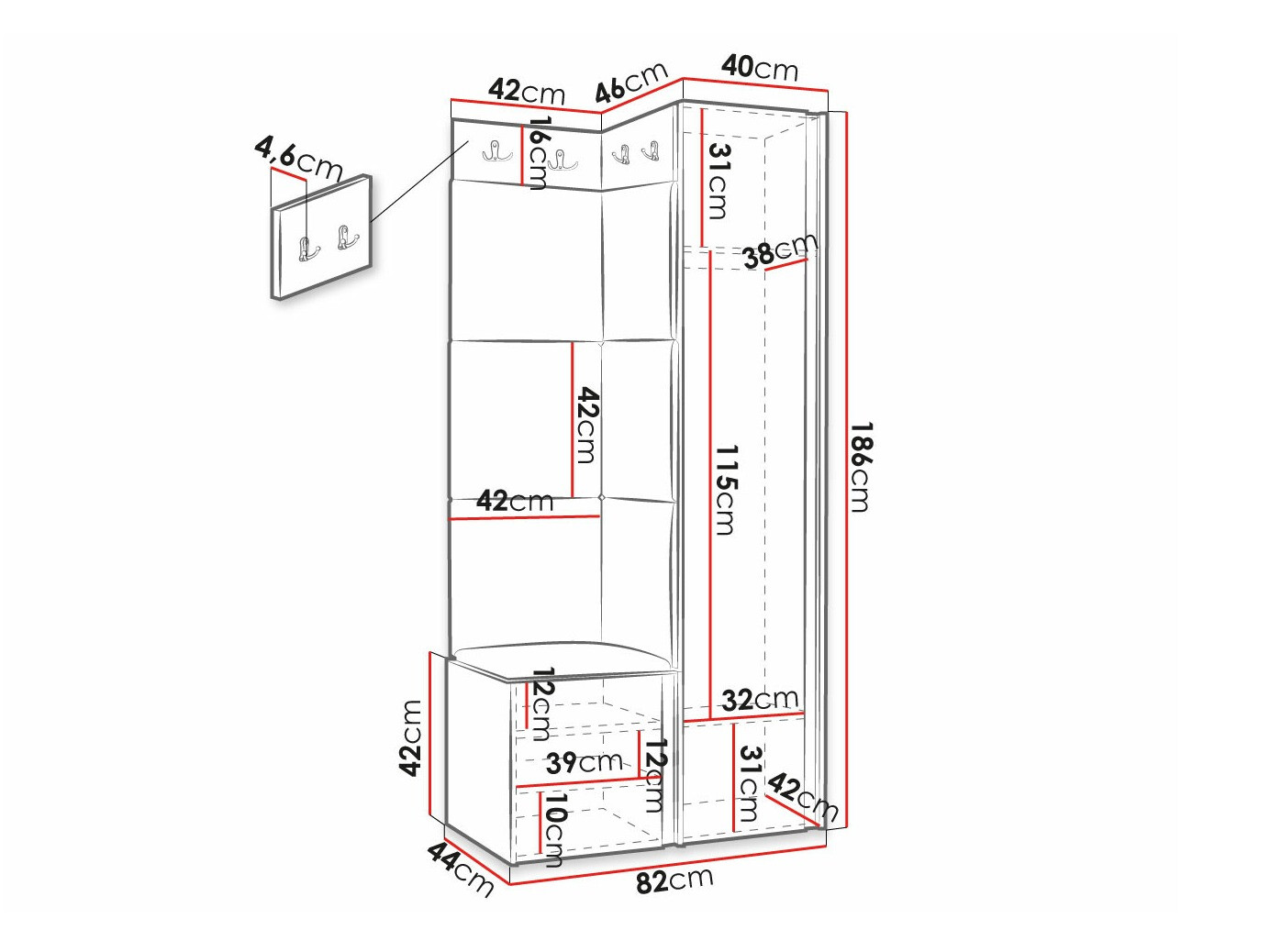 Gangmeubelset Hartford 390 (Manila 32)
