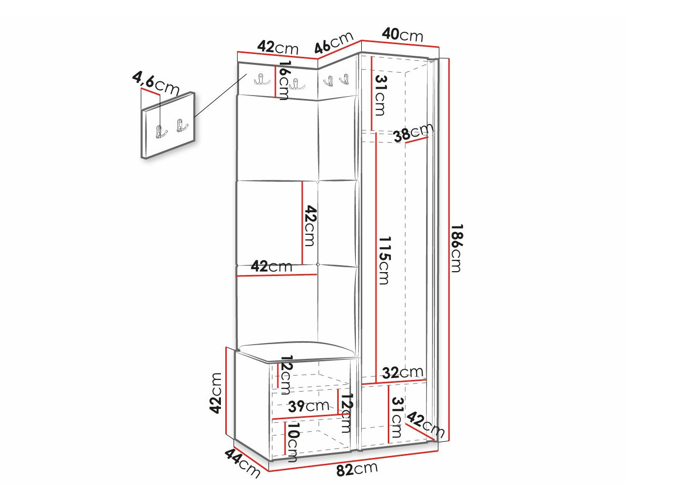 Gangmeubelset Hartford 391 (Eco leder Soft 017)