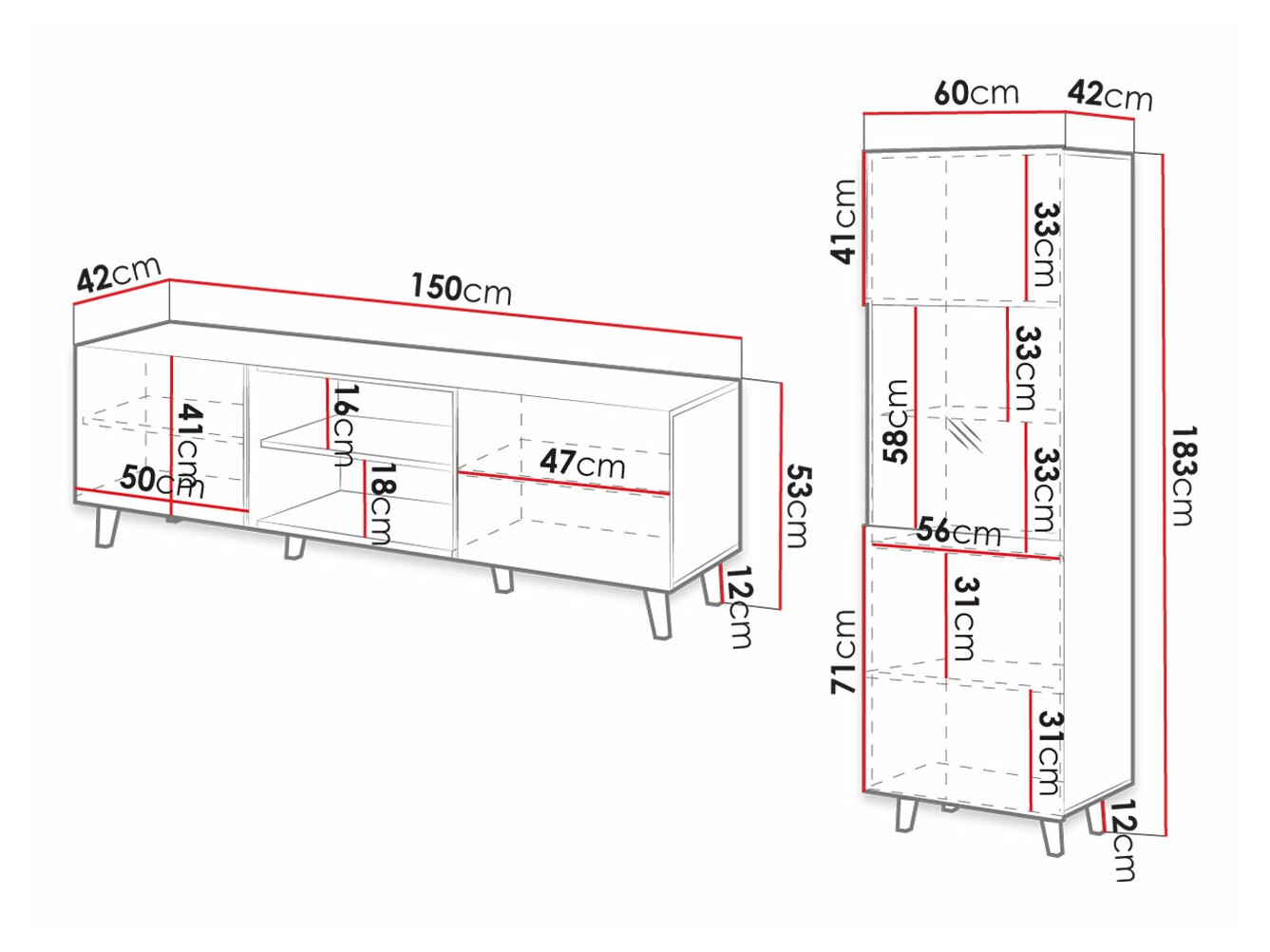 Woonkamerset Dicto I (Wit)