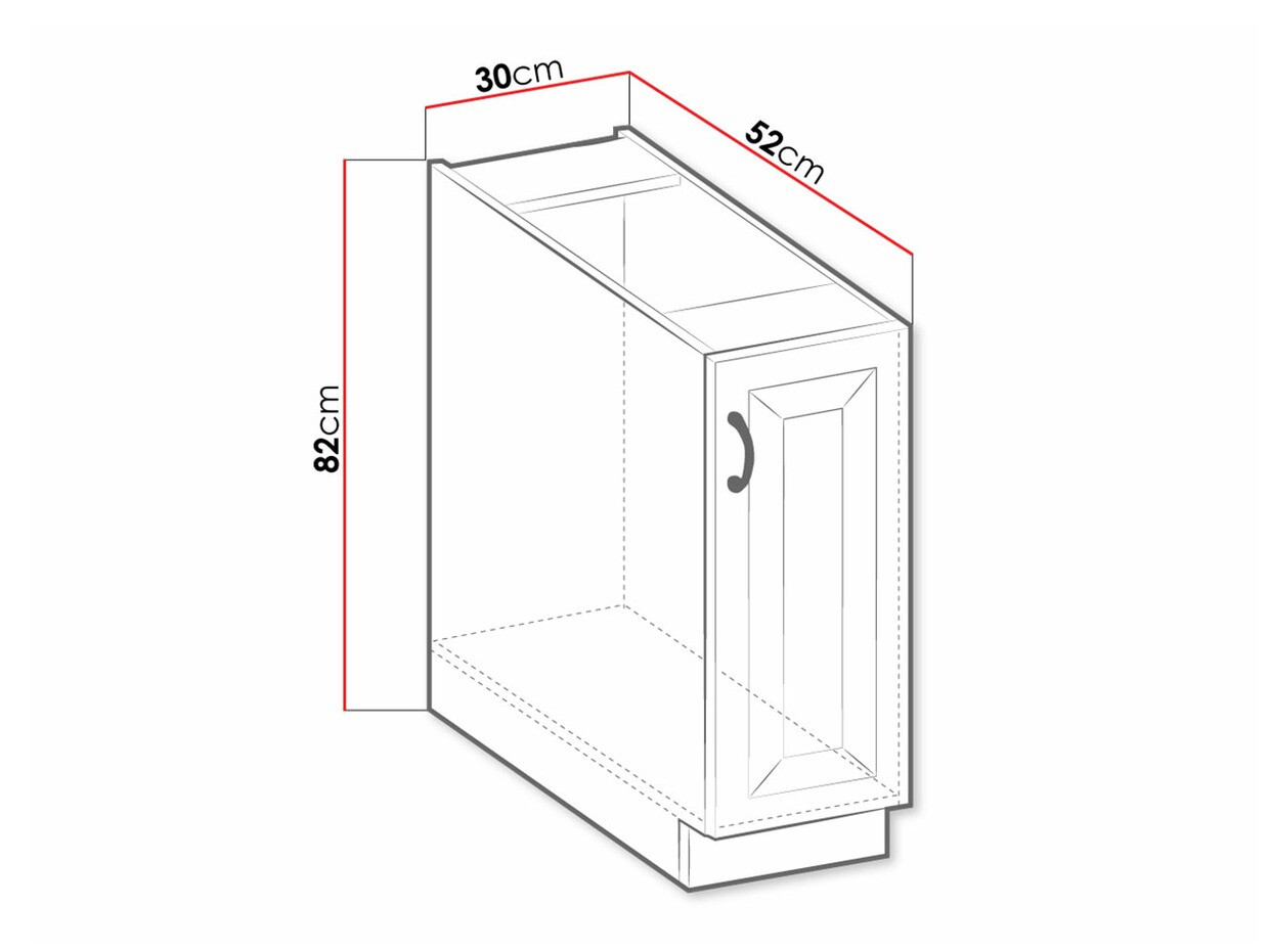 Modulaire kast met uittrekbare mand Retro White 102