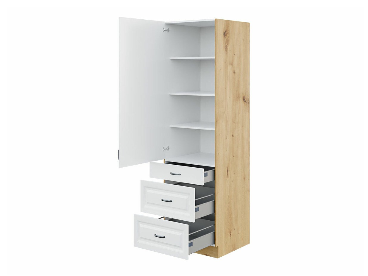 Modulaire kast met lade en deuren Retro Grey 114