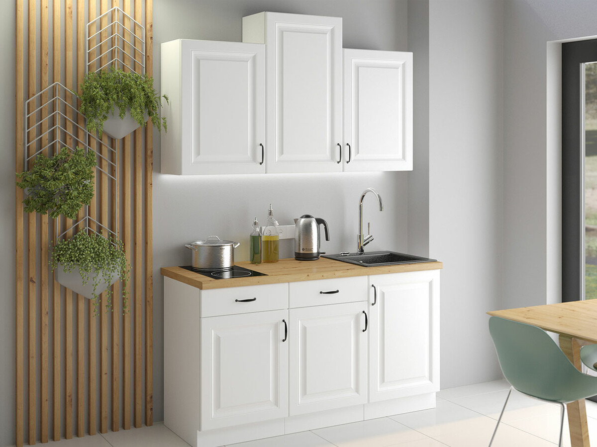 Modulaire spoelbakkast met deuren Retro White 106