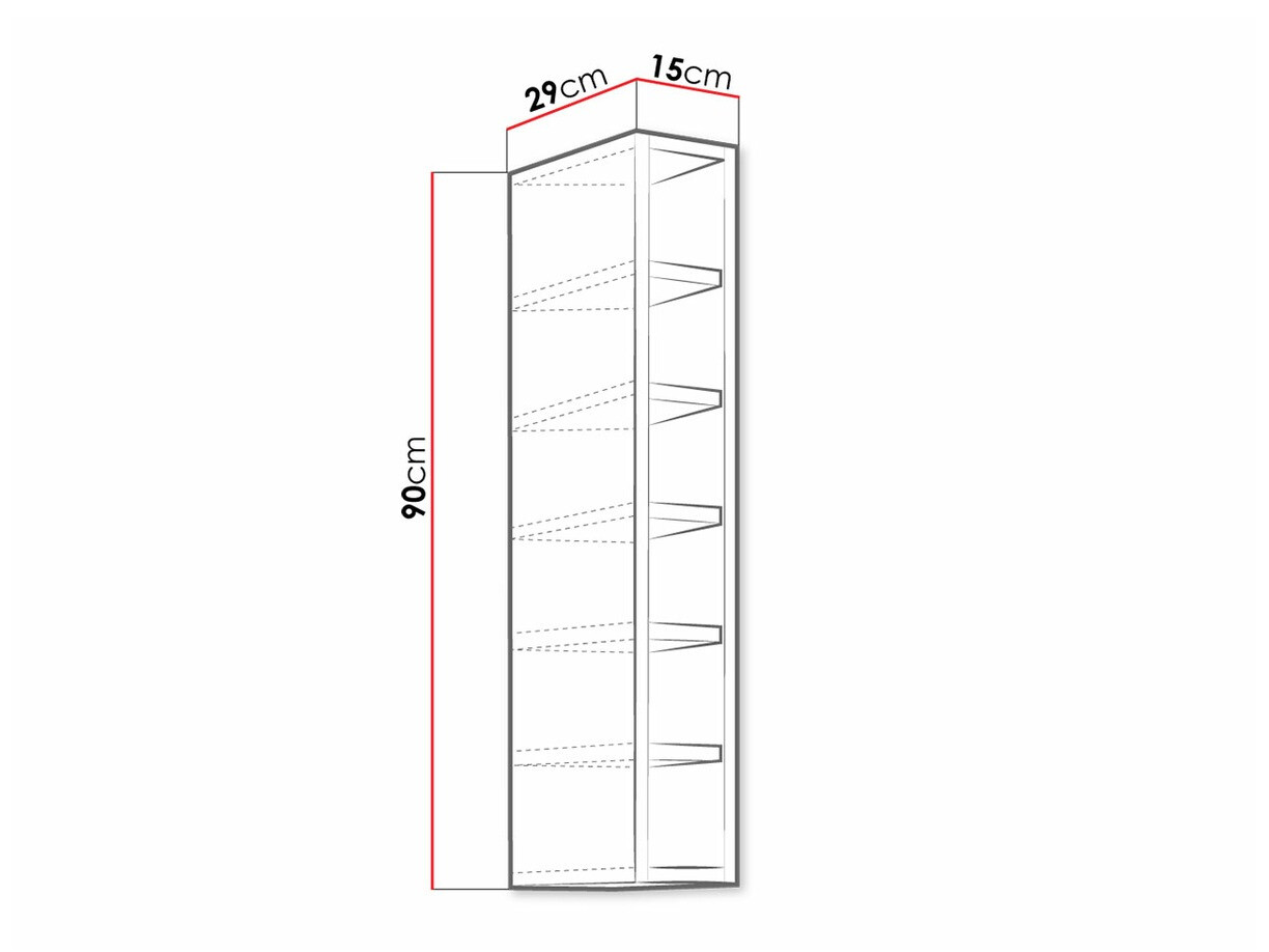 Wandplank Retro White 122