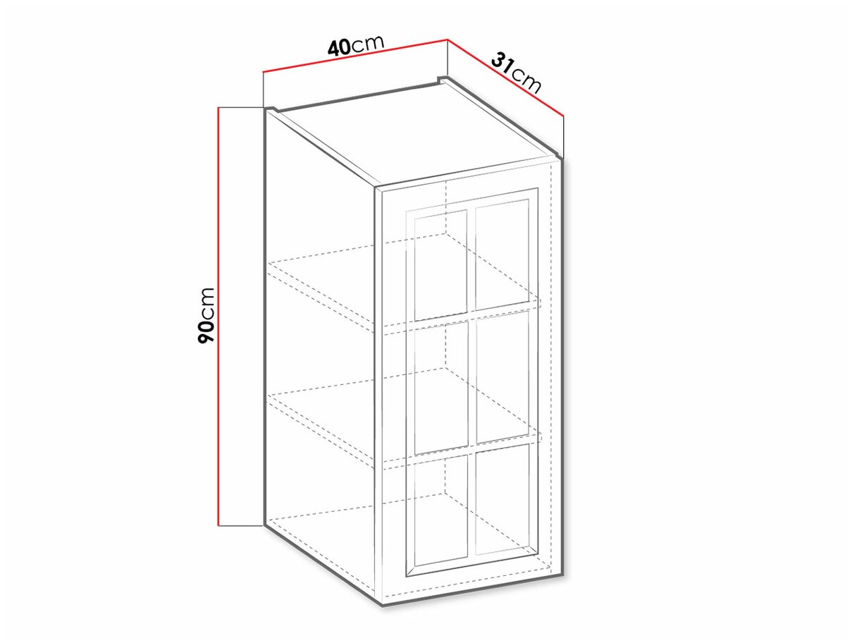Modulaire wandkast Retro Grey 129