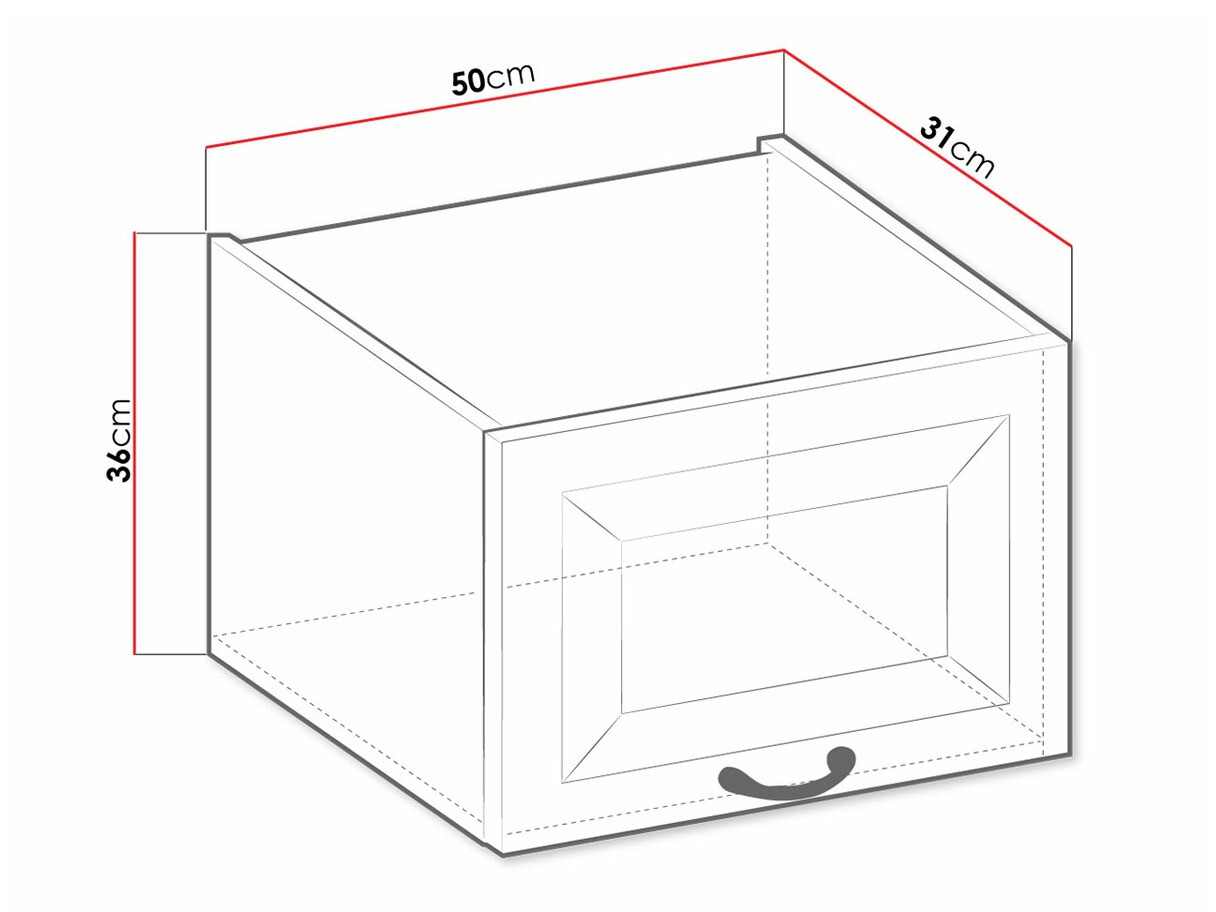 Modulaire wandkast Retro White 134