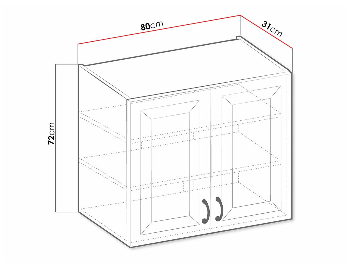 Modulaire wandkast Retro White 139