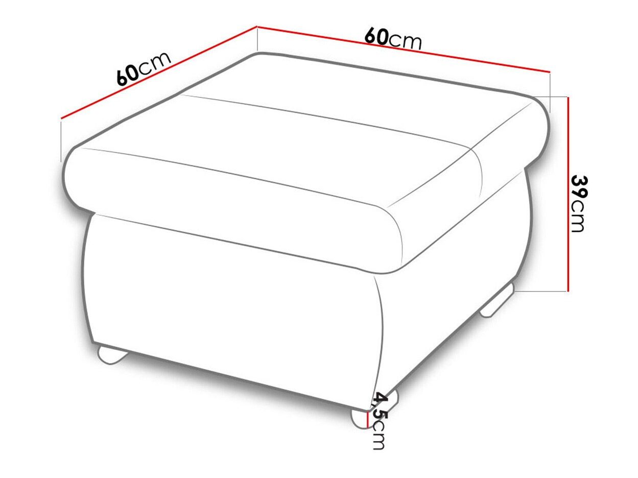 Poef Comfivo 122 (Venus Velvet 2932)