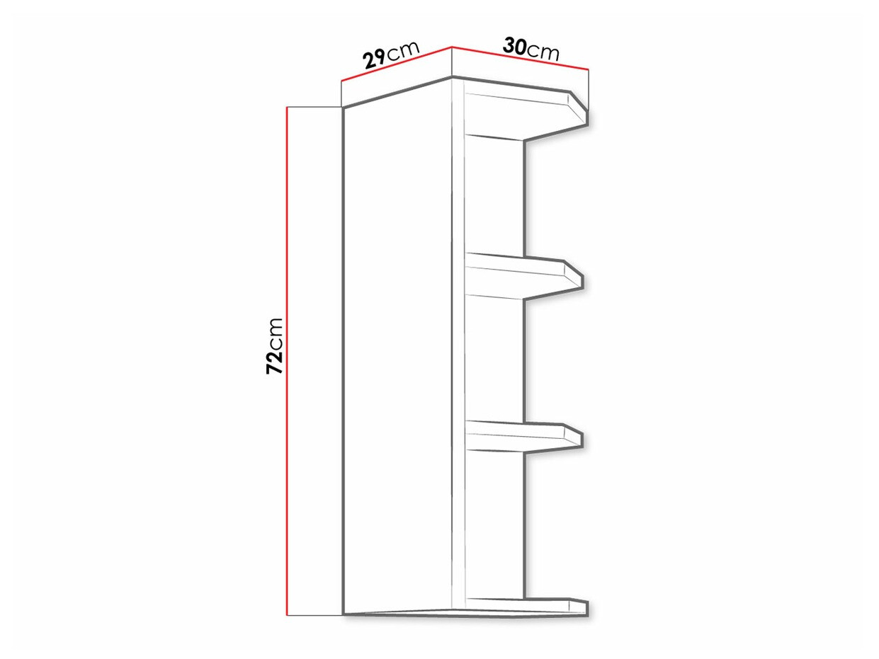 Wandplank Retro White 143
