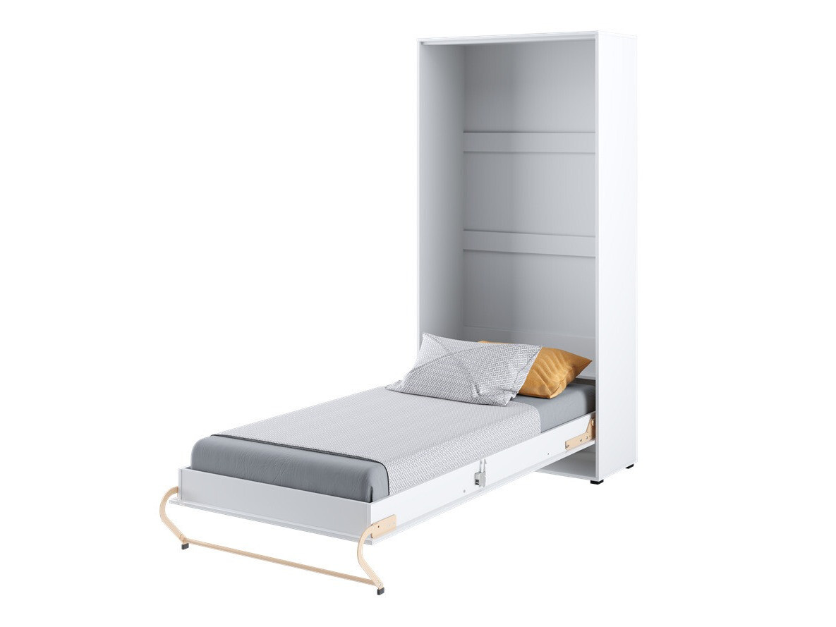 Muurbed Concept Pro Lenart III (Wit + Glanzend wit)