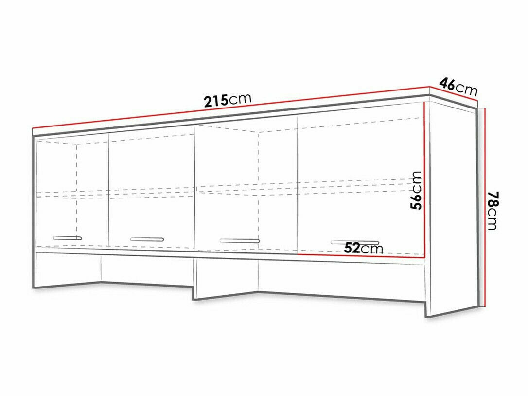 Dressoir Concept Pro Lenart I (Wit)