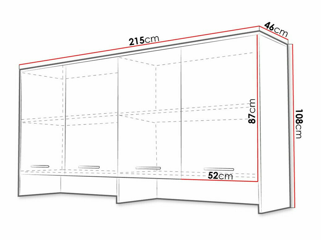 Dressoir Concept Pro Lenart II (Wit)