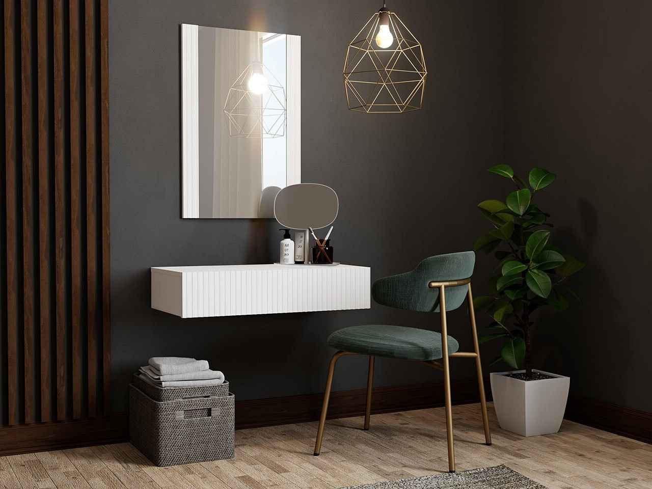 Kaptafel Levmari 111 (Wit)