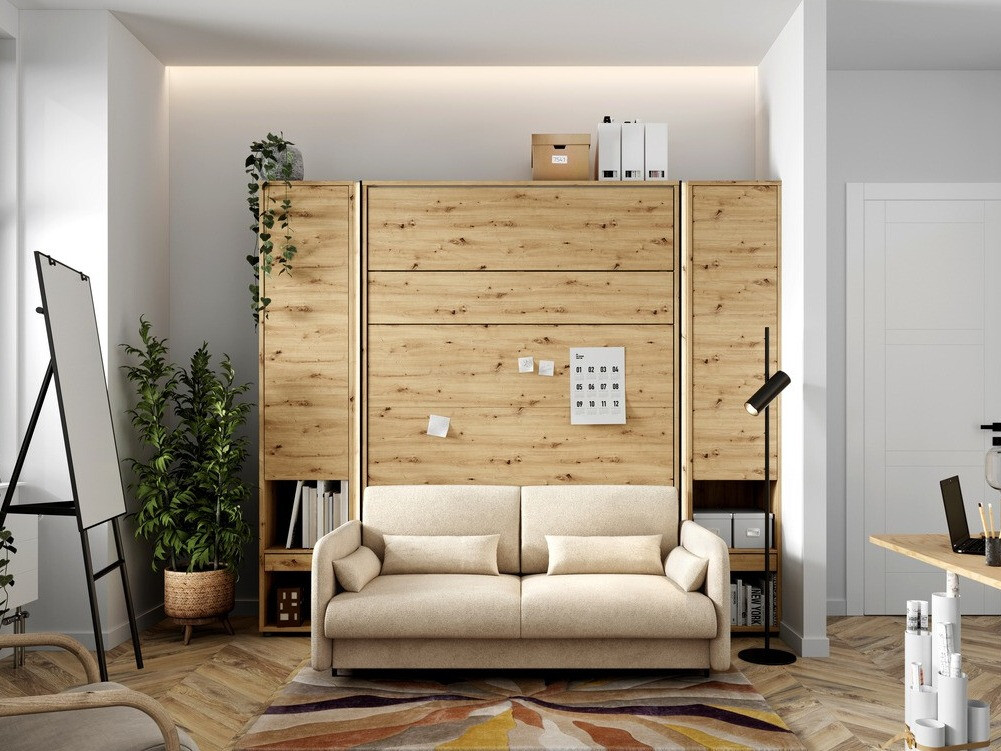Meubelset Concept Pro Lenart VI (Artisan eiken + Beige)