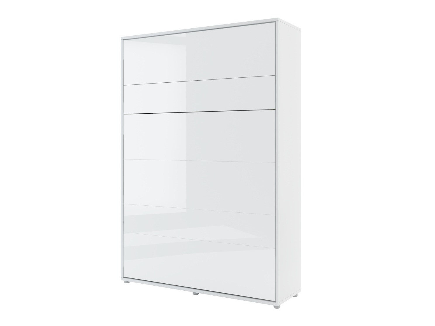 Meubelset Concept Pro Lenart VI (Glanzend wit + Wit + Blauw)