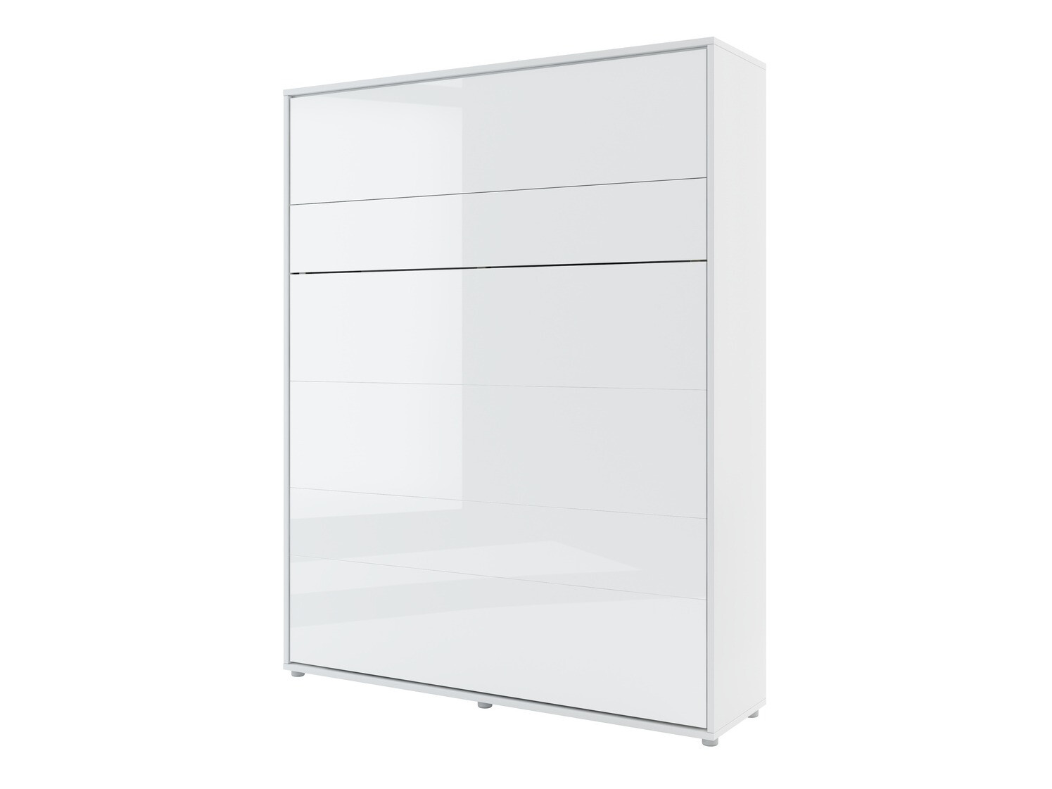 Meubelset Concept Pro Lenart VI (Glanzend wit + Wit + Blauw)