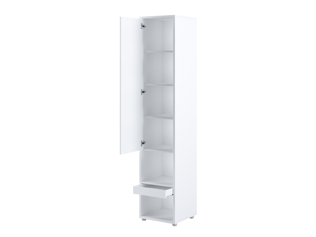 Meubelset Concept Pro Lenart VI (Glanzend wit + Wit + Blauw)