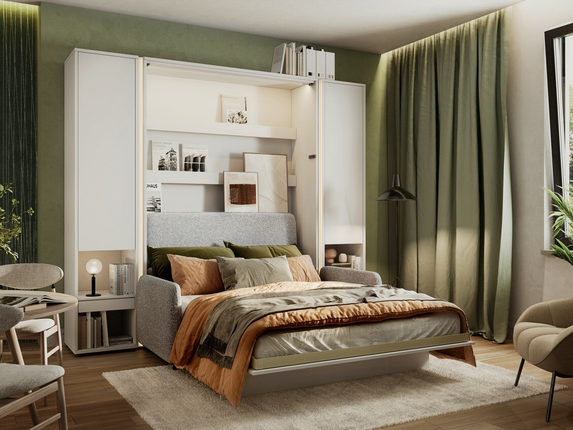 Muurbed Concept Pro Lenart (Wit)