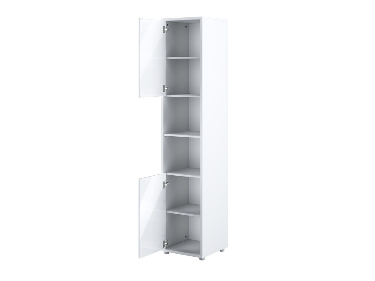 Meubelset Concept Pro Lenart XI (Glanzend wit + Wit)