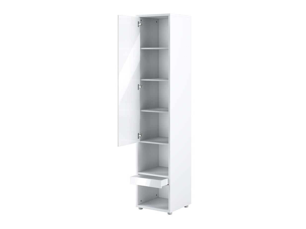 Meubelset Concept Pro Lenart XI (Glanzend wit + Wit)
