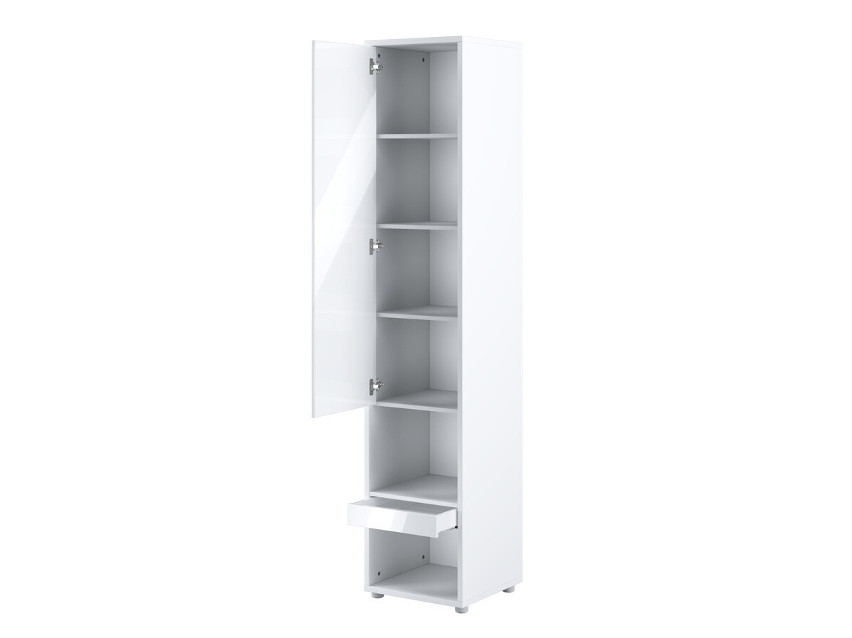 Meubelset Concept Pro Lenart XI (Glanzend wit + Wit)