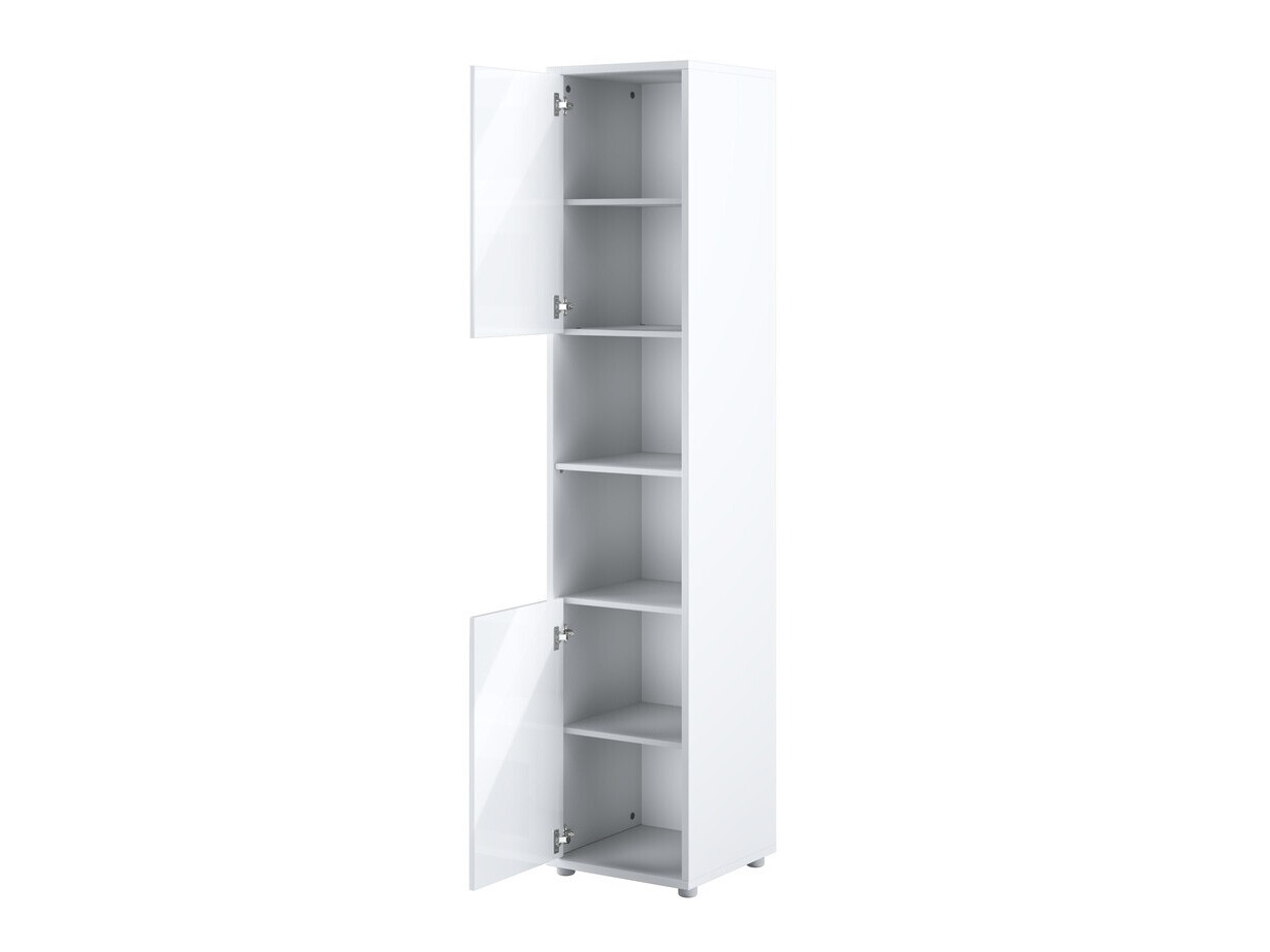 Meubelset Concept Pro Lenart XI (Glanzend wit + Wit)