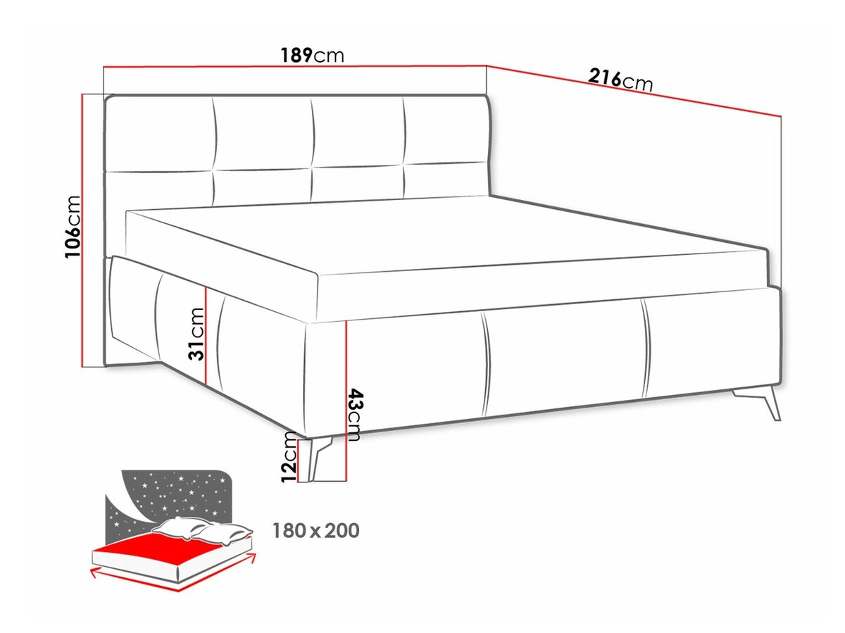 Bed ComfiDream Sorona (Fresh 13)