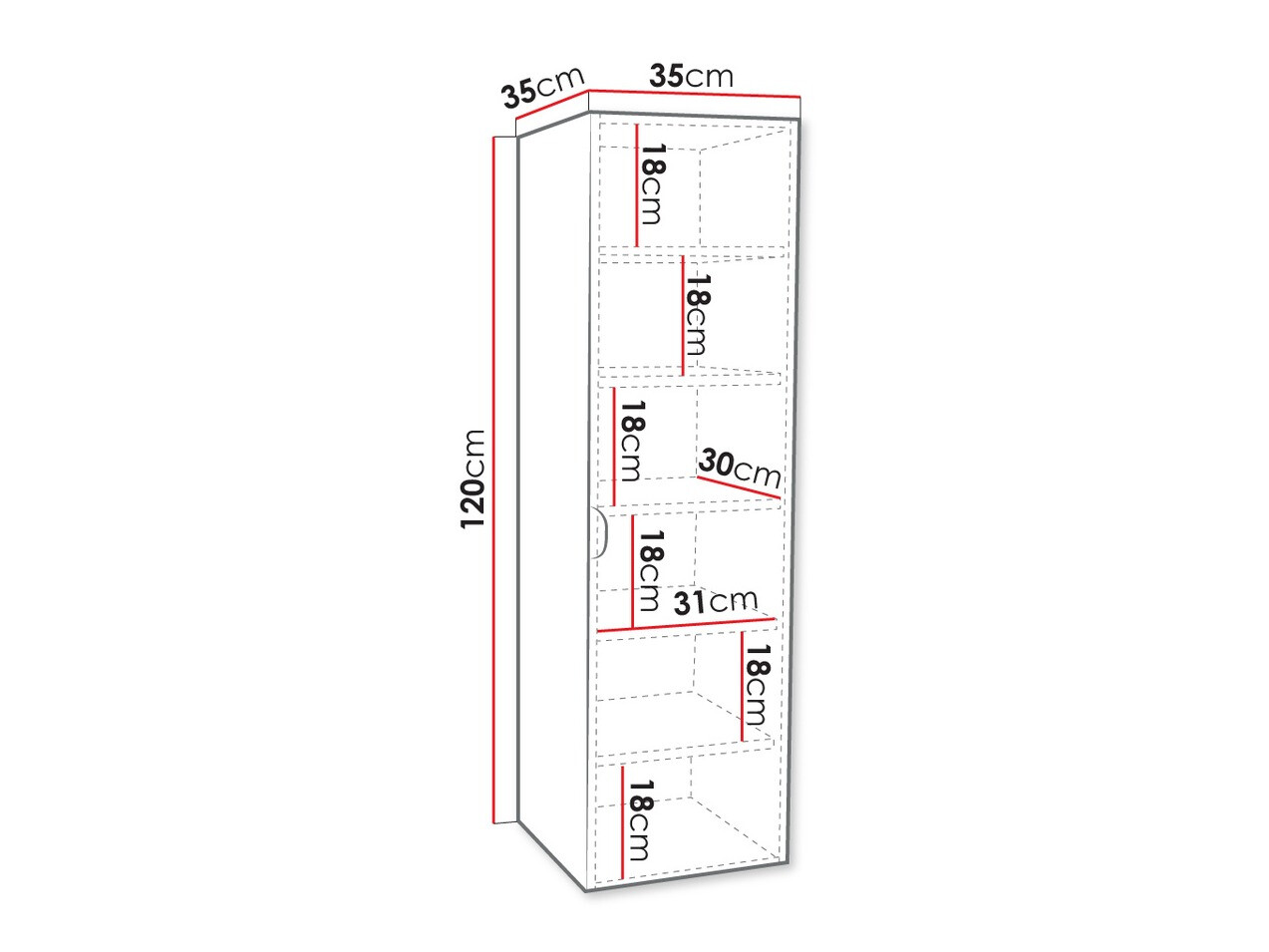 Wand badkamermeubel Fenenou 100 (Wit)