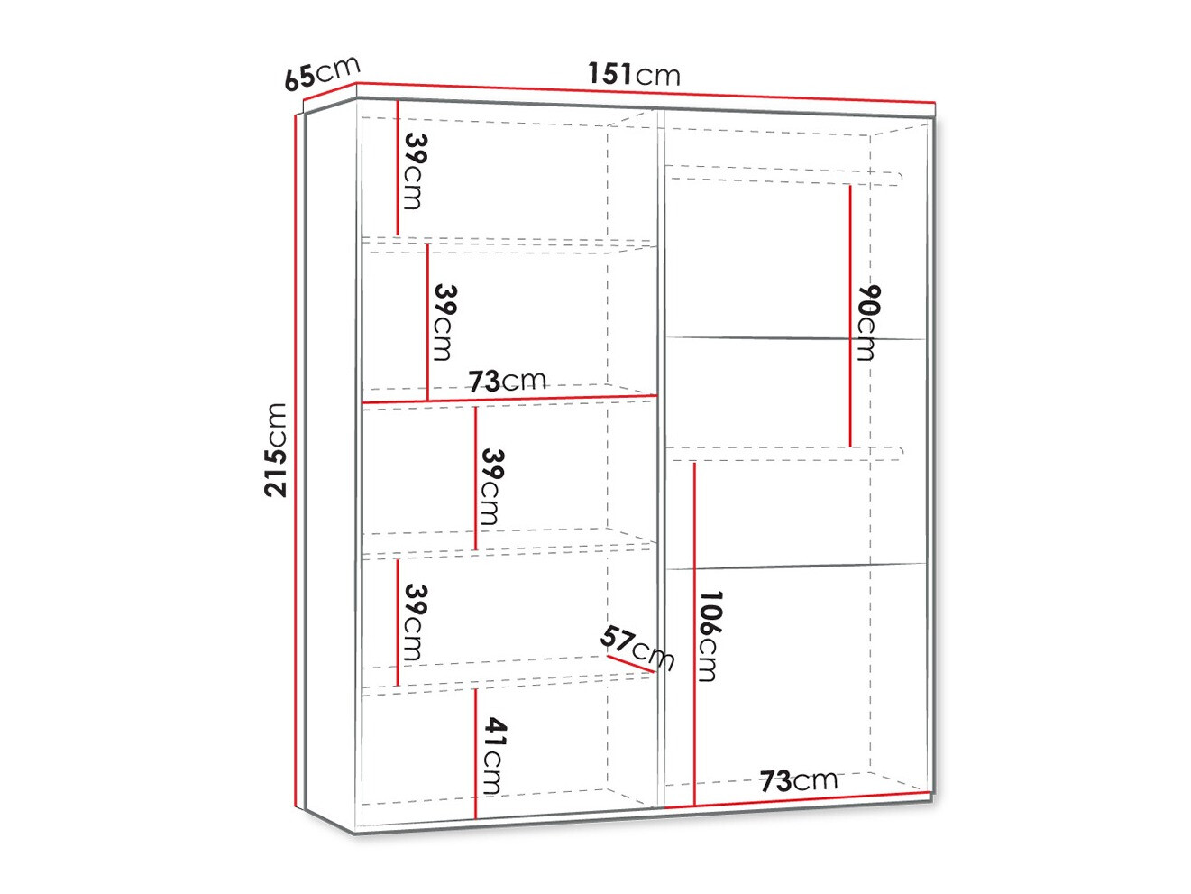Kledingkast Honolulu 229