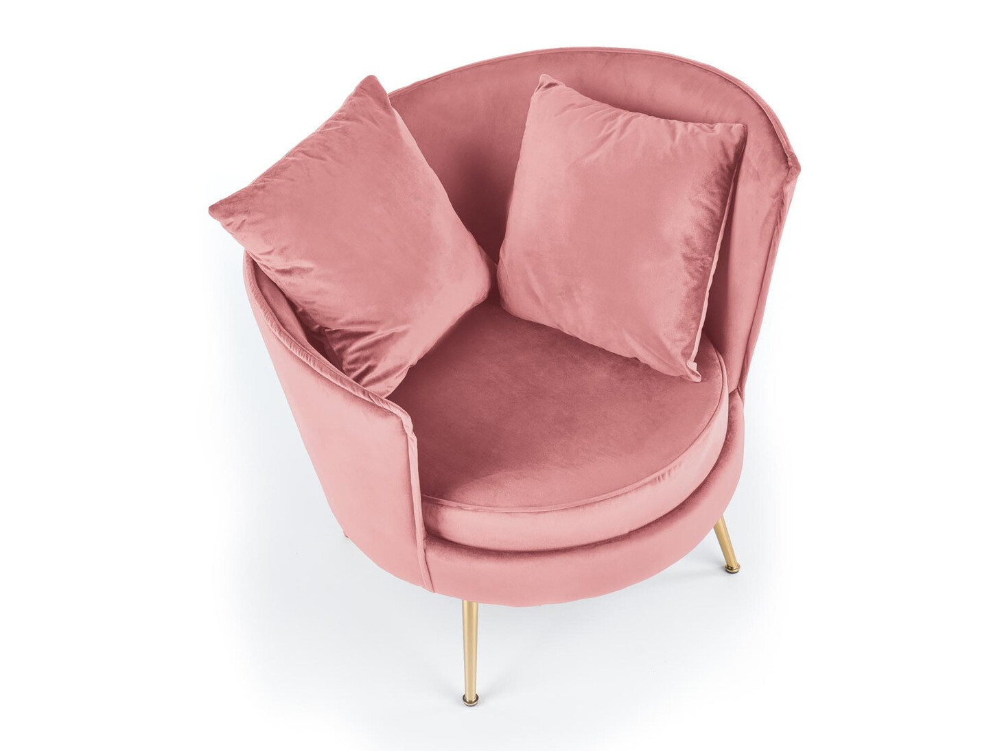 Fauteuil Houston 1437 (Roze + Gouden)