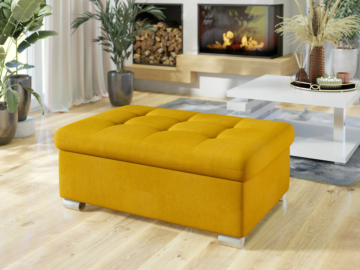 Gestoffeerde hocker Comfivo 118 (Uttario Velvet 2959)