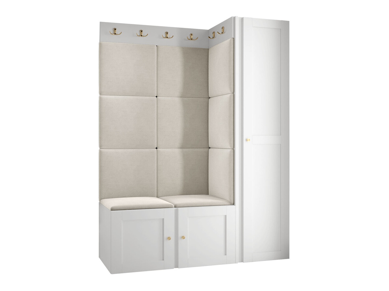 Gangmeubelset Hartford 377 (Wit)