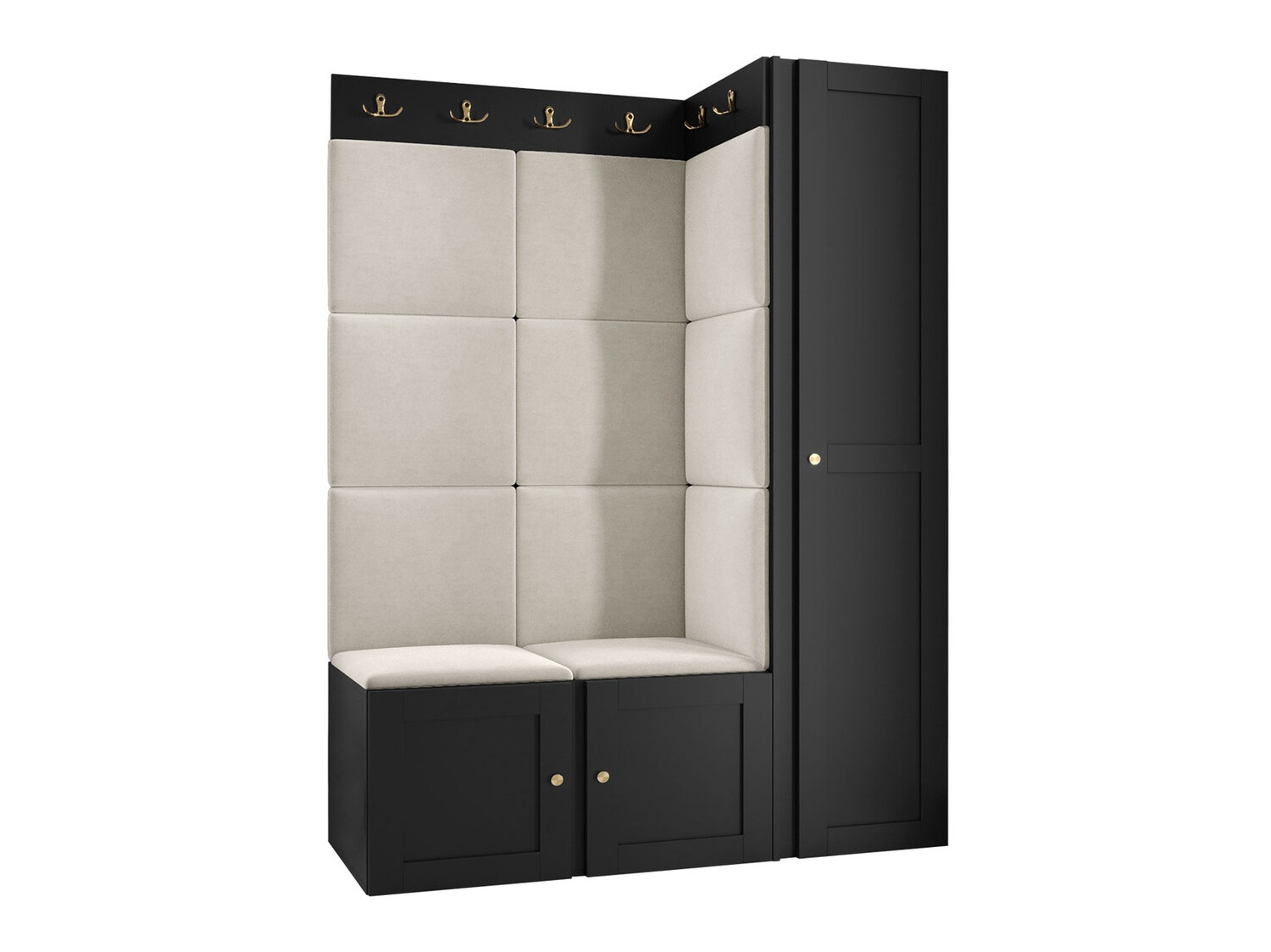 Gangmeubelset Hartford 377 (Zwart)