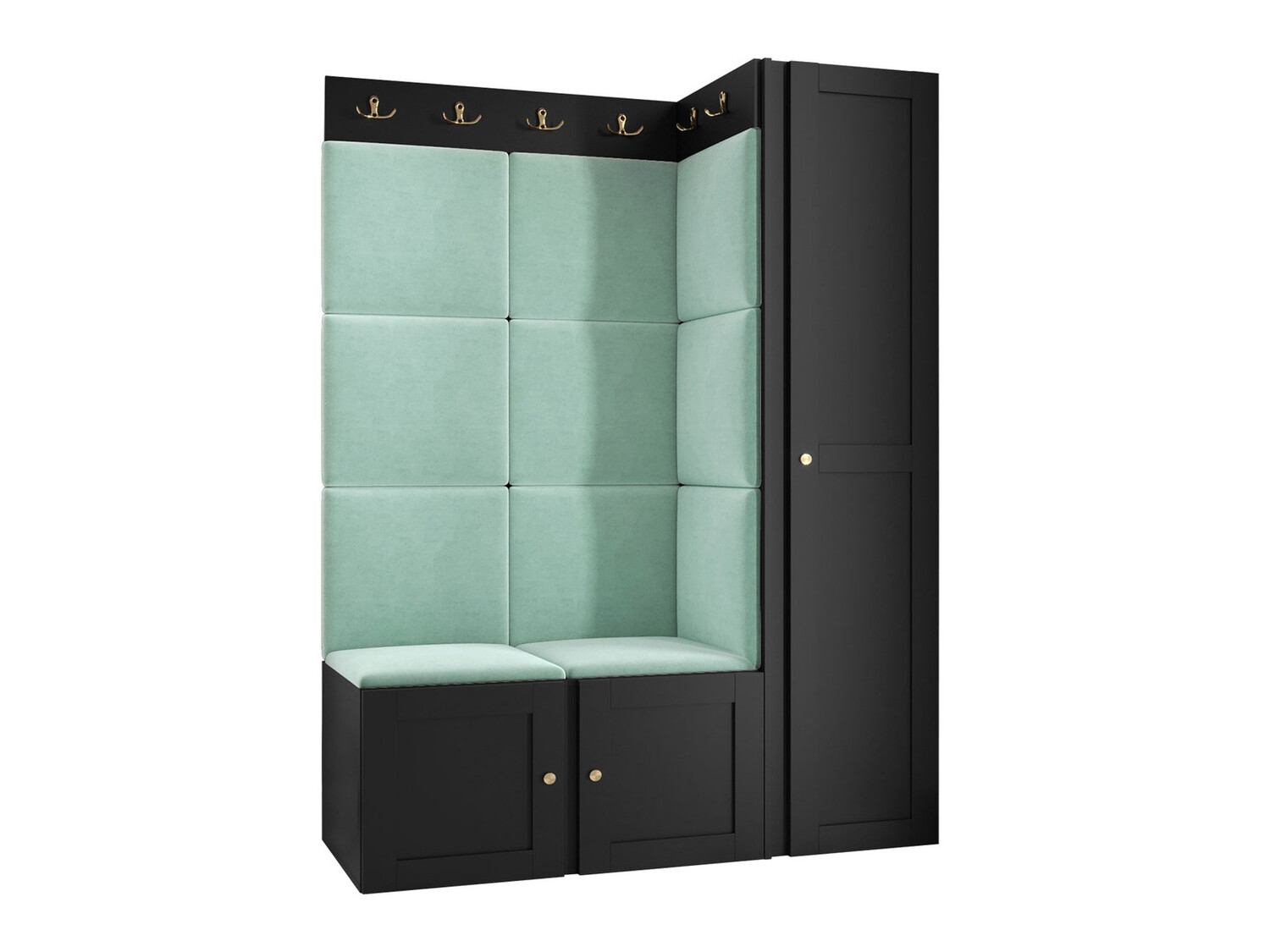 Gangmeubelset Hartford 377 (Zwart)