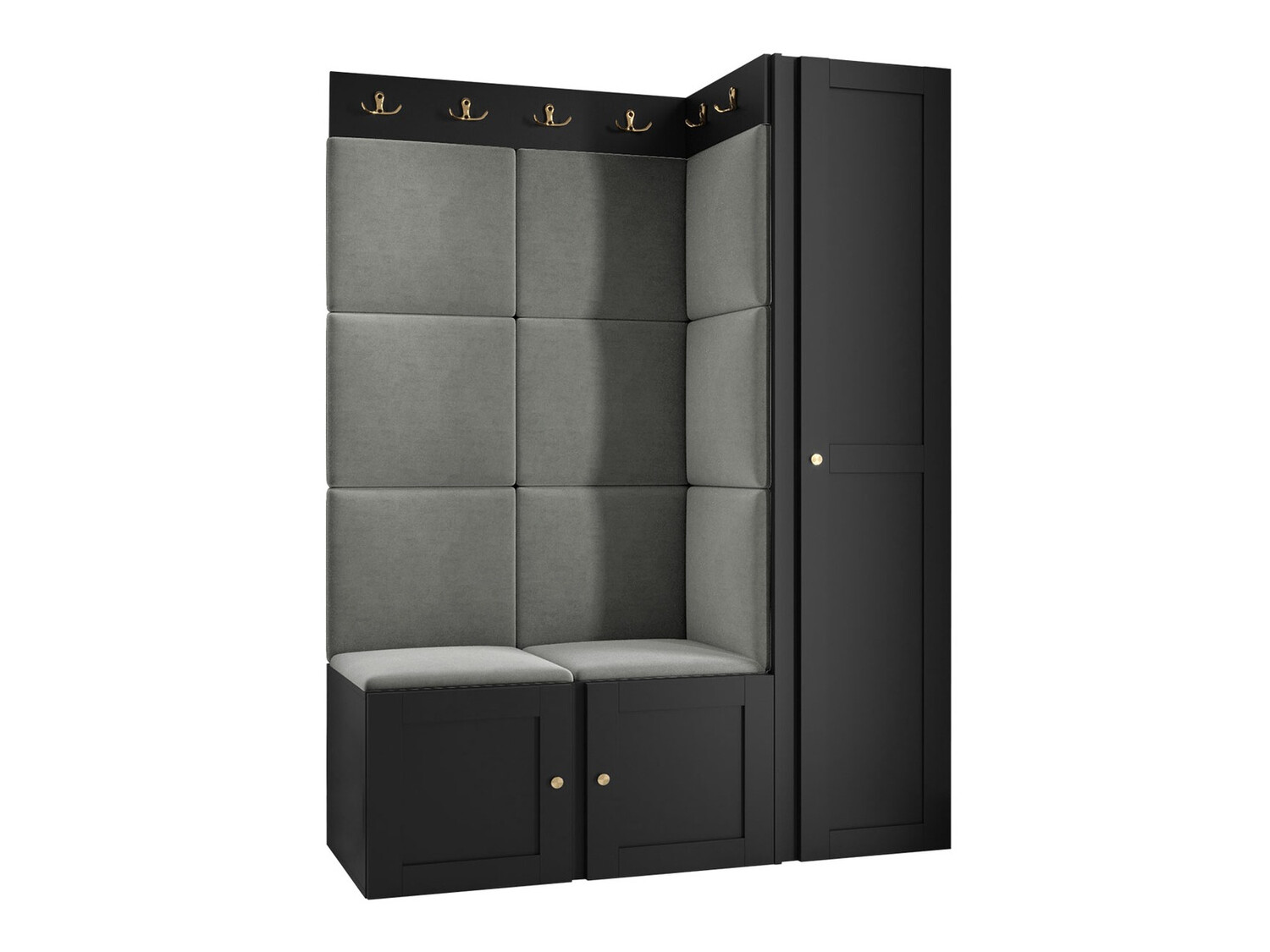 Gangmeubelset Hartford 377 (Zwart)