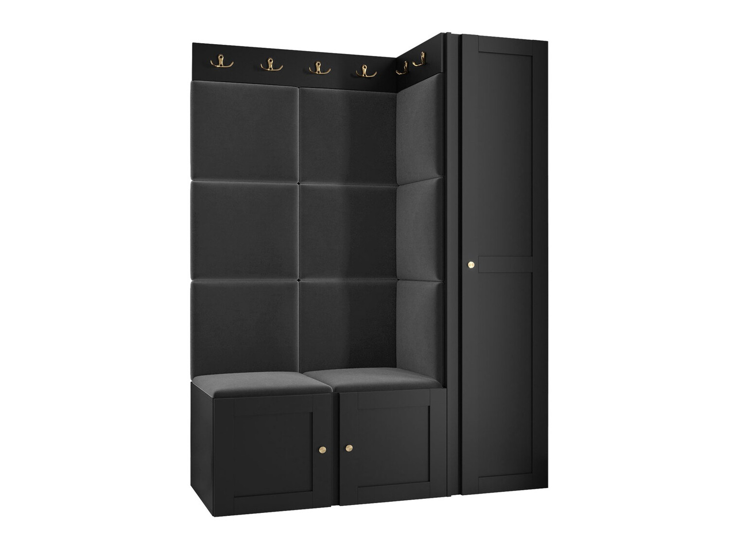 Gangmeubelset Hartford 377 (Zwart)