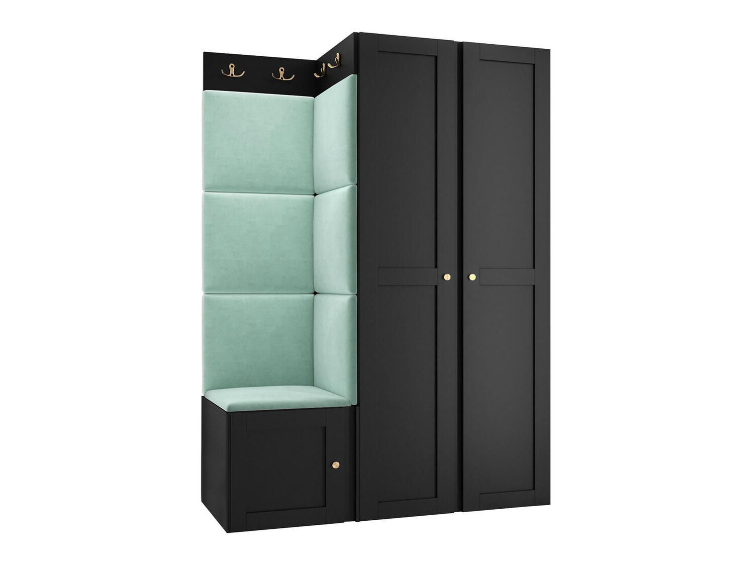 Gangmeubelset Hartford 379 (Zwart)