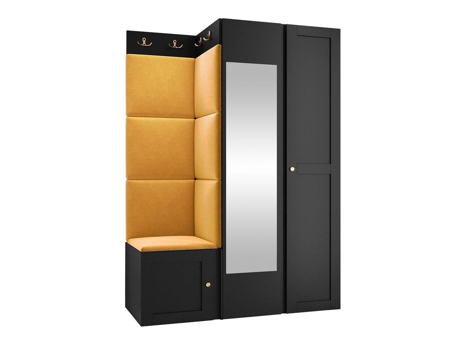 Gangmeubelset Hartford 380 (Zwart)