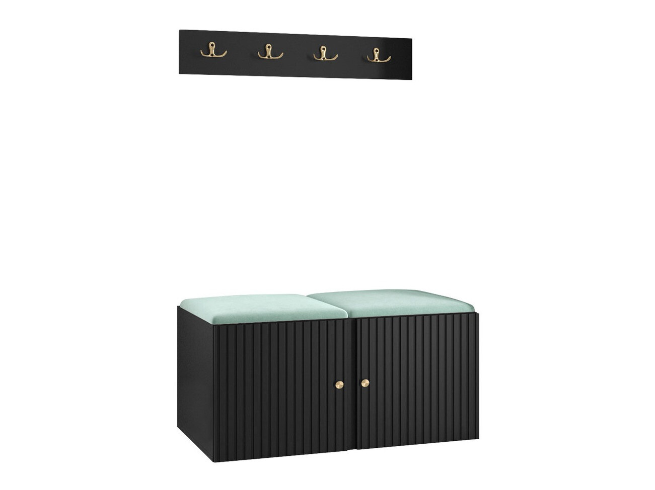 Gangmeubelset Hartford 384 (Zwart)