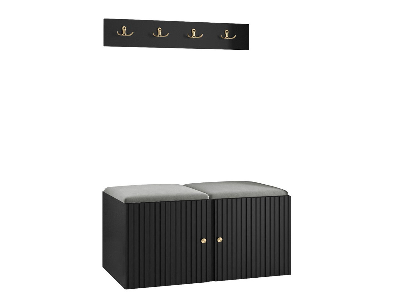 Gangmeubelset Hartford 384 (Zwart)