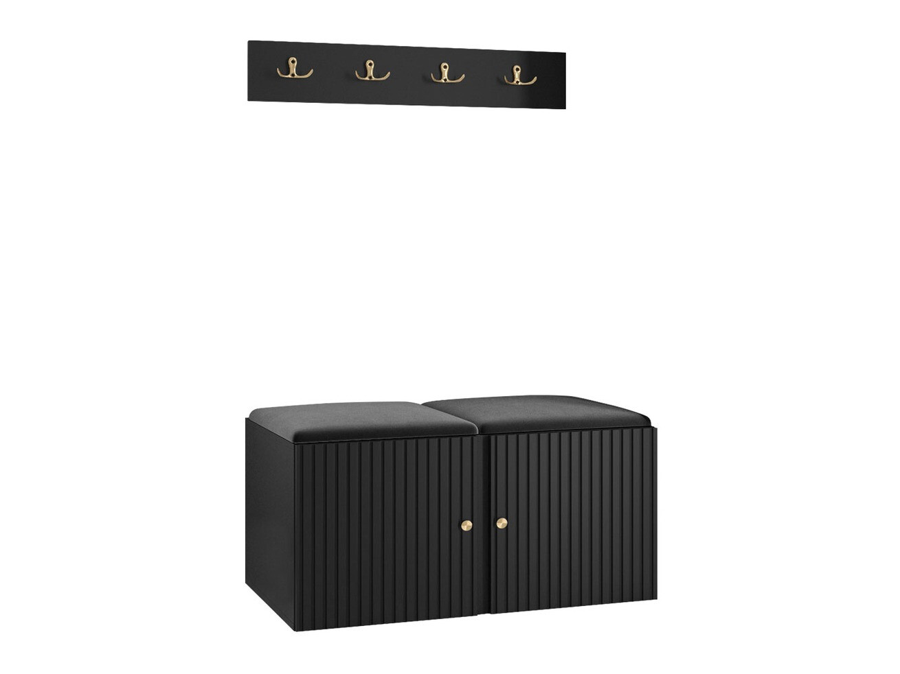 Gangmeubelset Hartford 384 (Zwart)