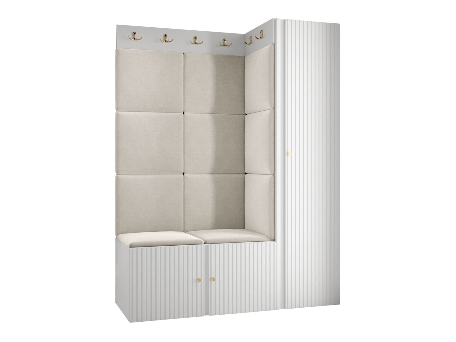 Gangmeubelset Hartford 385 (Wit)