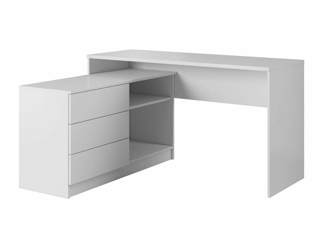 Hoekbureau Kingston 130 (Wit)