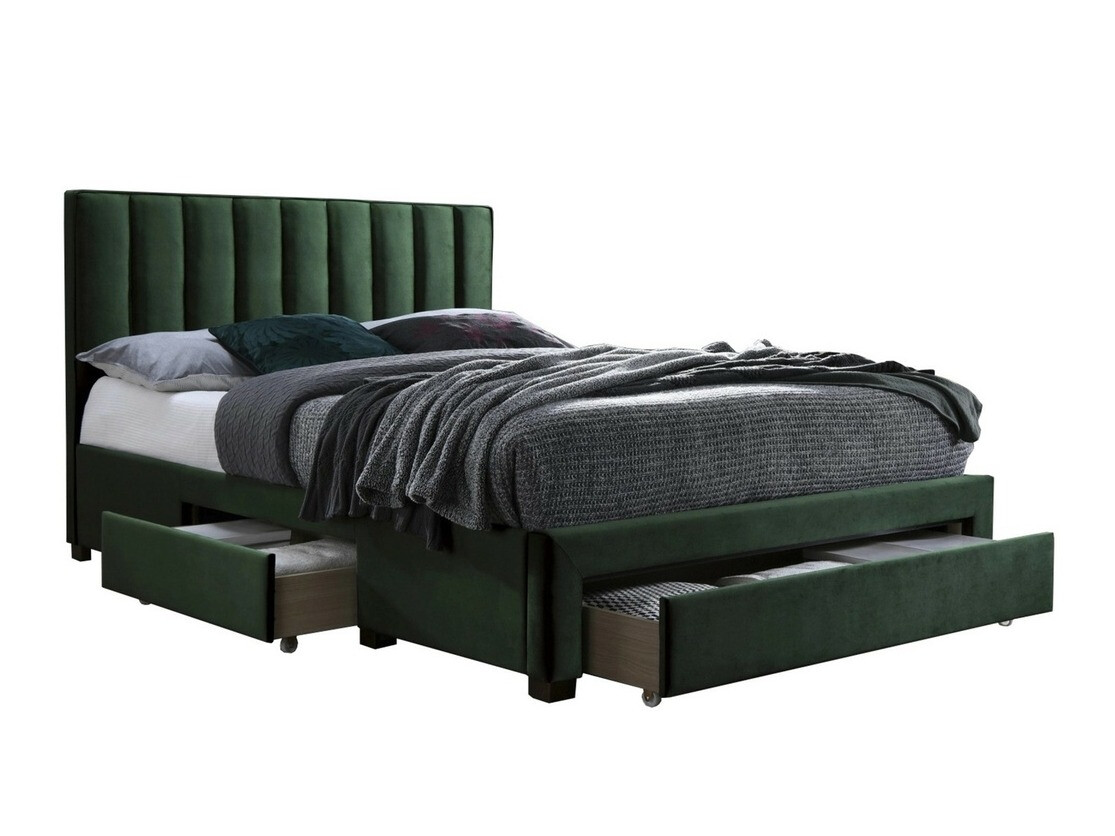 Bed Houston 869 (Donkergroen)